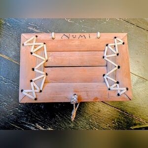 Handmade Numi Bamboo & Ratan Tea Box Unique Decor Cottagecore Eco-aesthetic